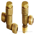 Low pressure external thread bronze check valve